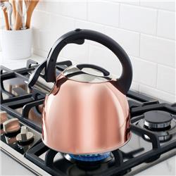 6725006 Copper Classic Whistle Stainless Steel 2.5 Qt. Tea Kettle
