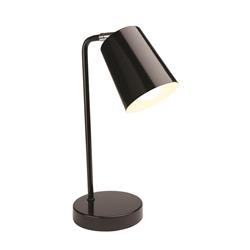 3897063 The Oslo 14.5 In. Black Desk Lamp