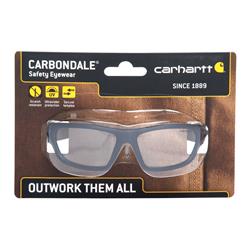 2696201 Carbondale Anti-fog Safety Glasses With Clear Lens Black Frame