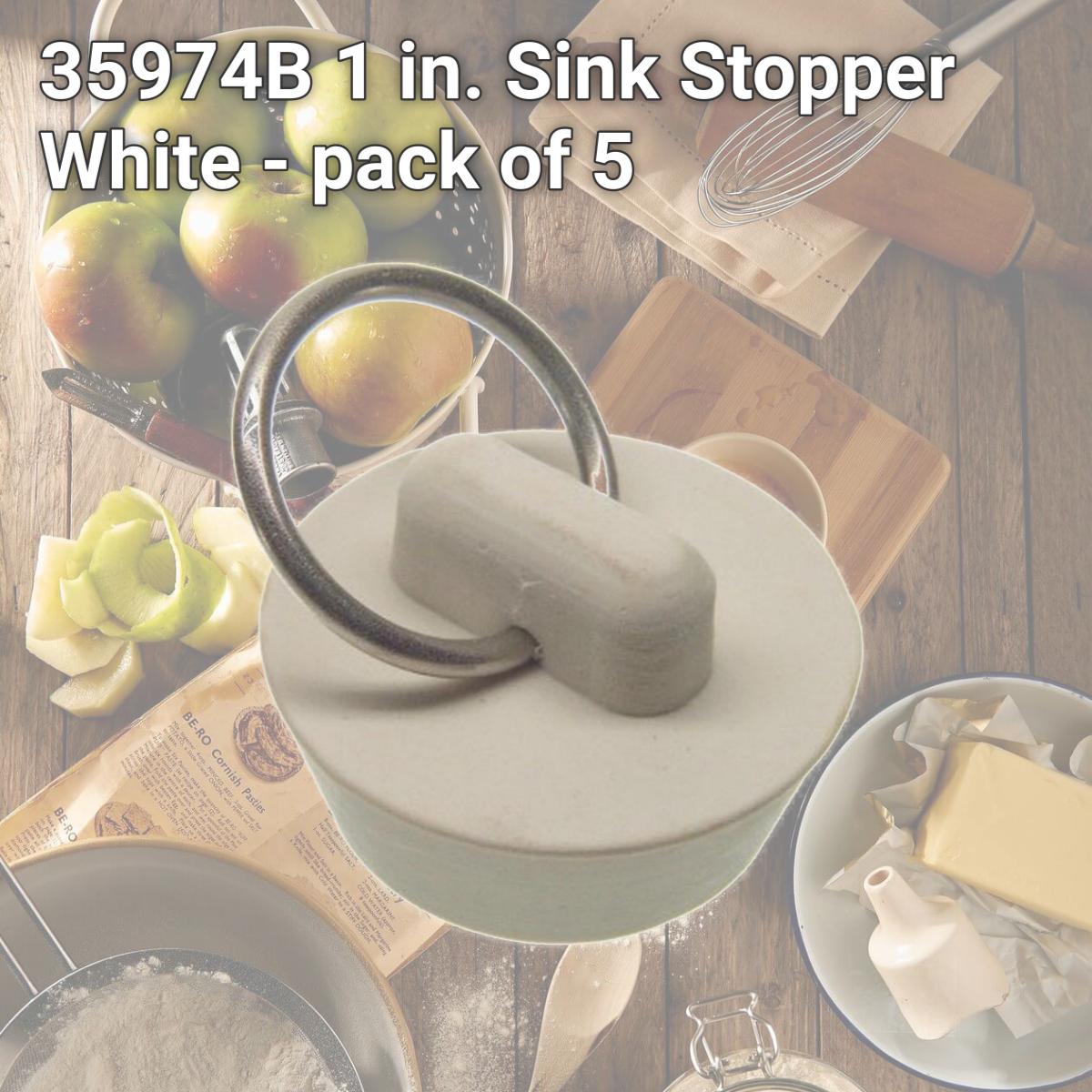 Picture of Danco 35974B 1 in. Sink Stopper  White - pack of 5
