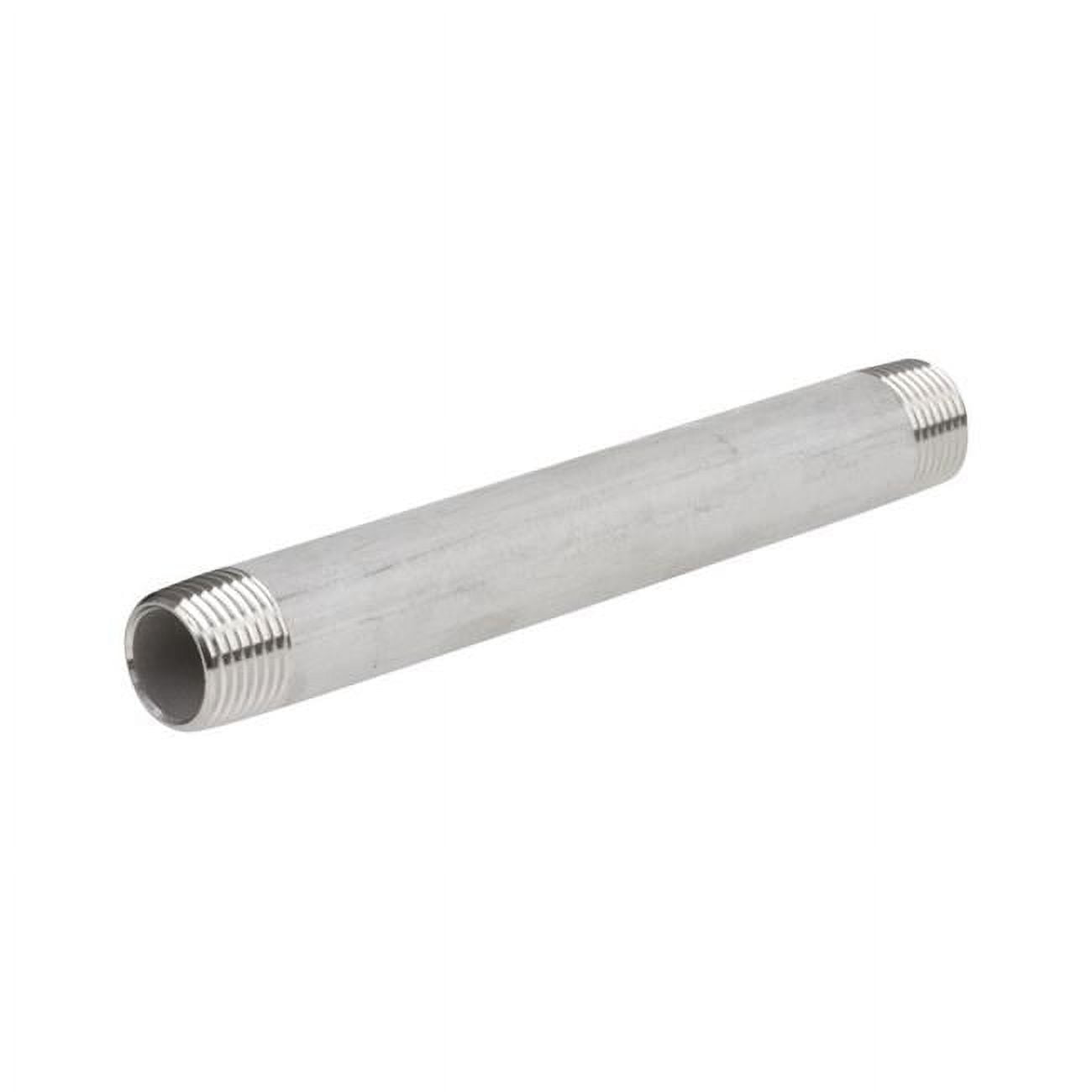 4868402 1 In. Mpt X 1 In. Dia. X 5 In. Mpt Stainless Steel Pipe Nipple