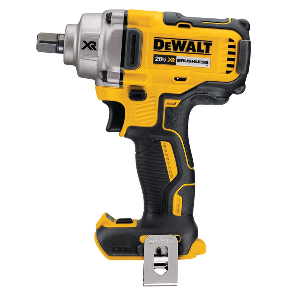 2824167 Xr 0.5 In. Drive Square Cordless Brushless Impact Wrench, 20 V - 3100 Ipm - 330 Lbs - Yellow