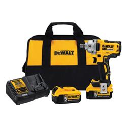 2824175 Xr 0.5 In. Drive Square Cordless Brushless Impact Wrench Kit 20 V - 3100 Ipm - 330 Lbs - Yellow