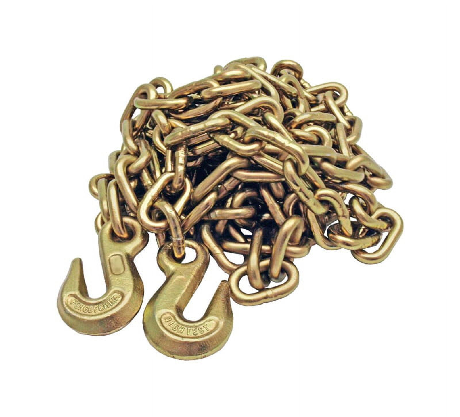 5004873 G43 Welded Steel Binder Chain, 0.63 In. Dia. X 16 Ft. - Yellow