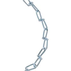 5004906 2-0 Double Loop Steel Chain, 0.14 In. Dia. X 275 Ft.