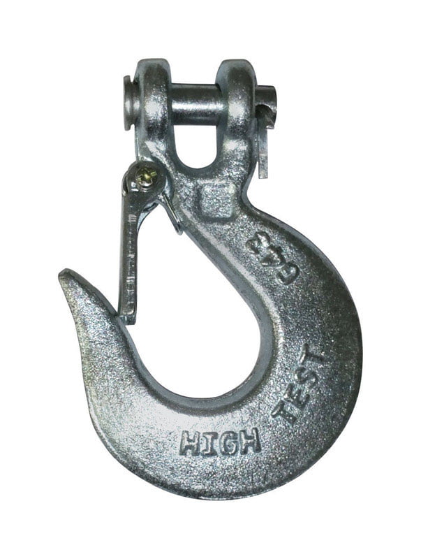 5005001 Large Galvanized Silver Carbon Steel 0.31 In. Slip Hook, 4700 Lbs