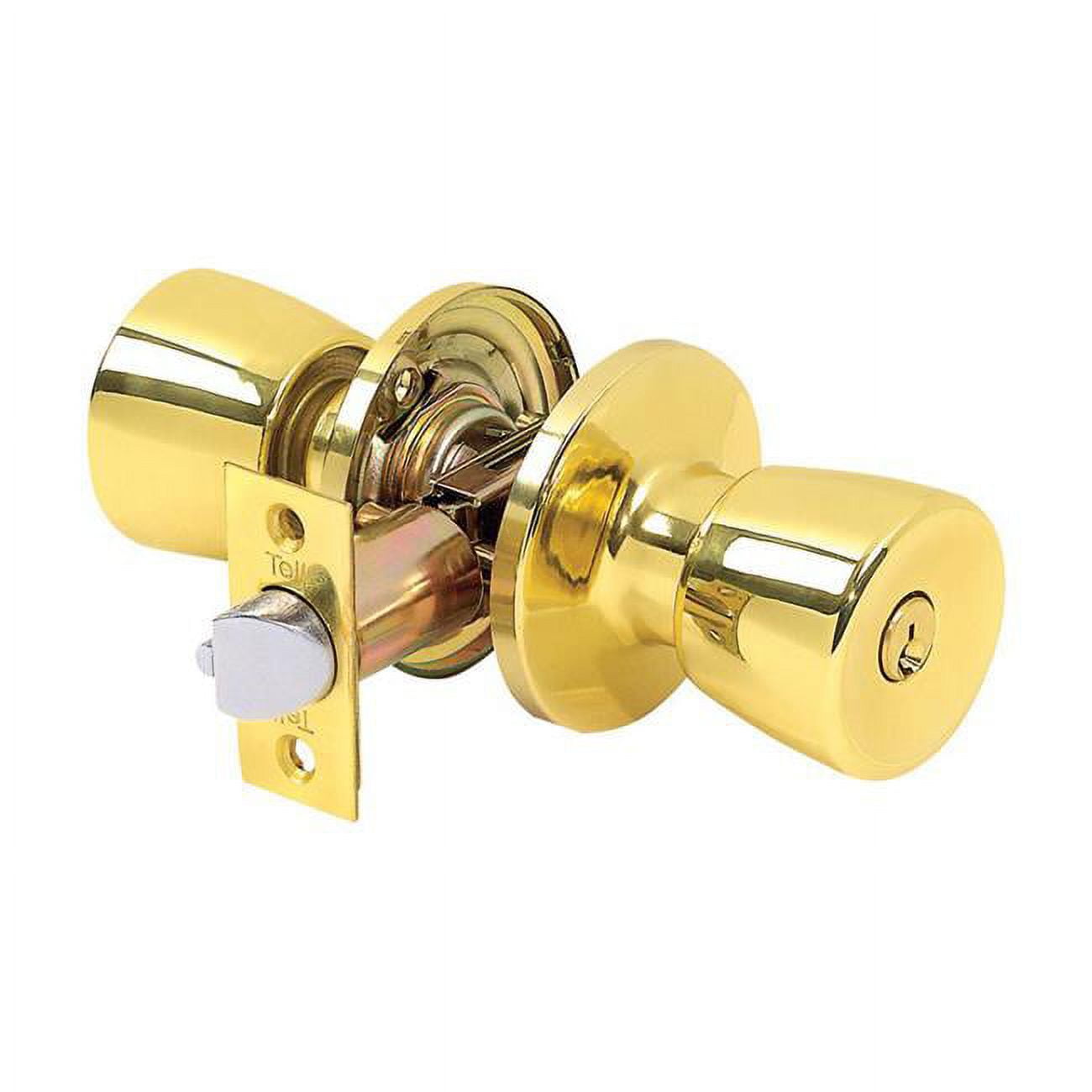 5006233 Alton Bright Brass Entry Knob For Ansi Grade 3 - 1.75 In.