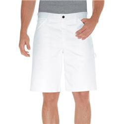 8014178 Mens Painters Shorts, 34 In. - White
