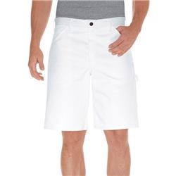 8014177 Mens Painters Shorts, 38 In. - White