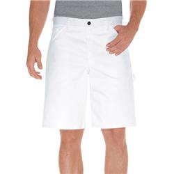 8014179 Mens Painters Shorts, 40 In. - White