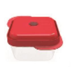 6498489 26.4 Oz Container, Red & Clear