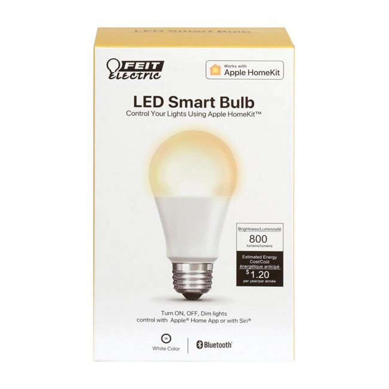 3914330 10w A19 White Led Smart Bulb, 800 Lumens