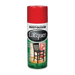 1879451 11 Oz Specialty Lacquer Gloss Chinese Red Spray Paint, Pack Of 6