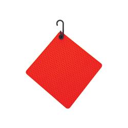 6505986 Strawberry Red Square Trivet, Pack Of 6