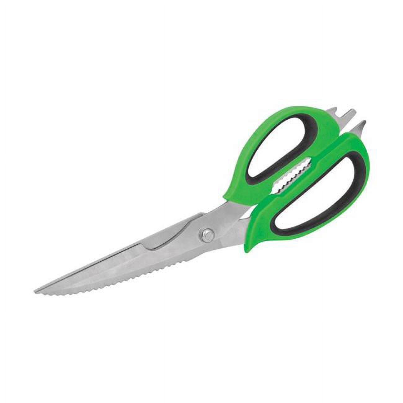 2797769 11.5 In. Stainless Steel Serrated 9-in-1 Multi-function Shears - Green