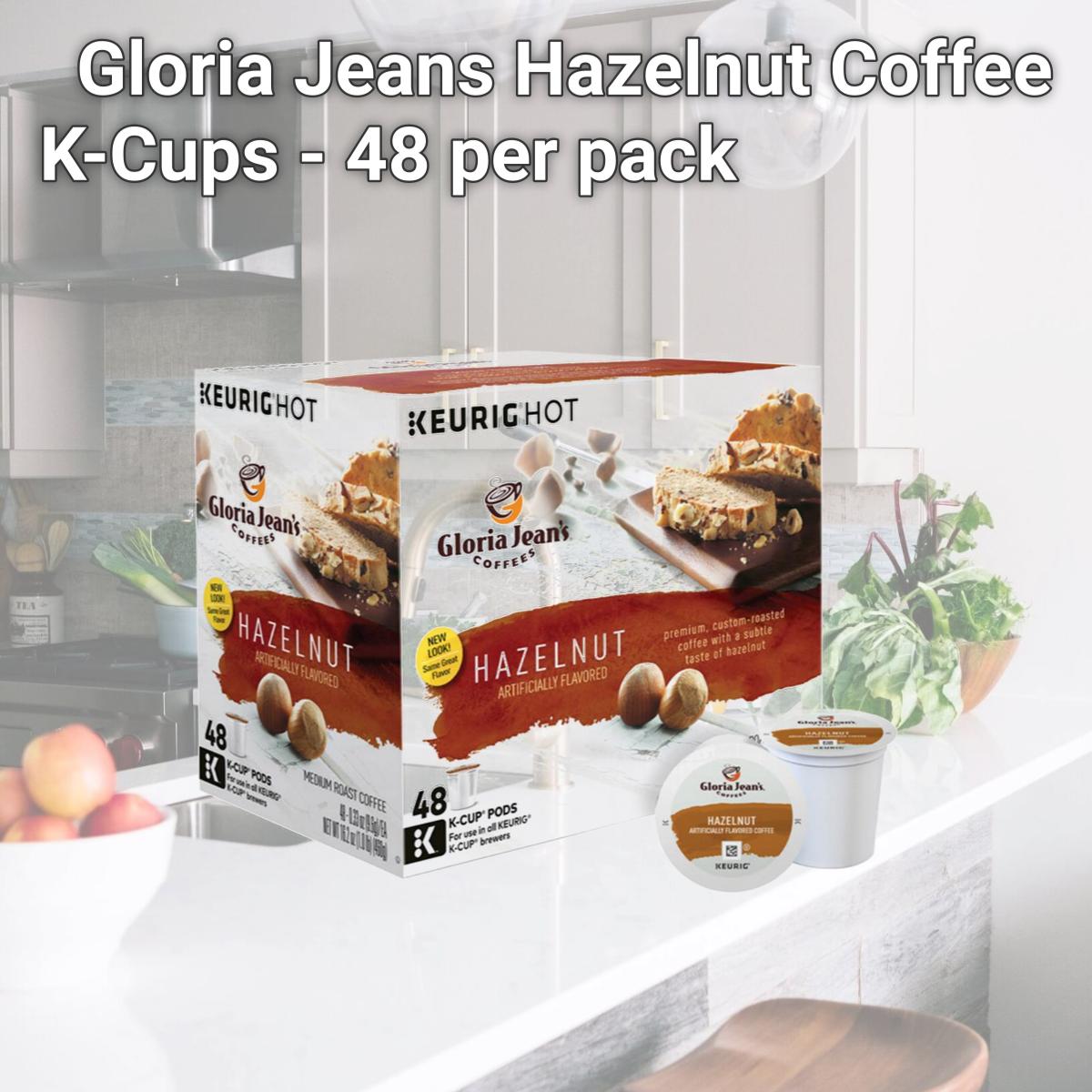 Picture of Keurig 6738785 Gloria Jeans Hazelnut Coffee K-Cups - 48 per pack