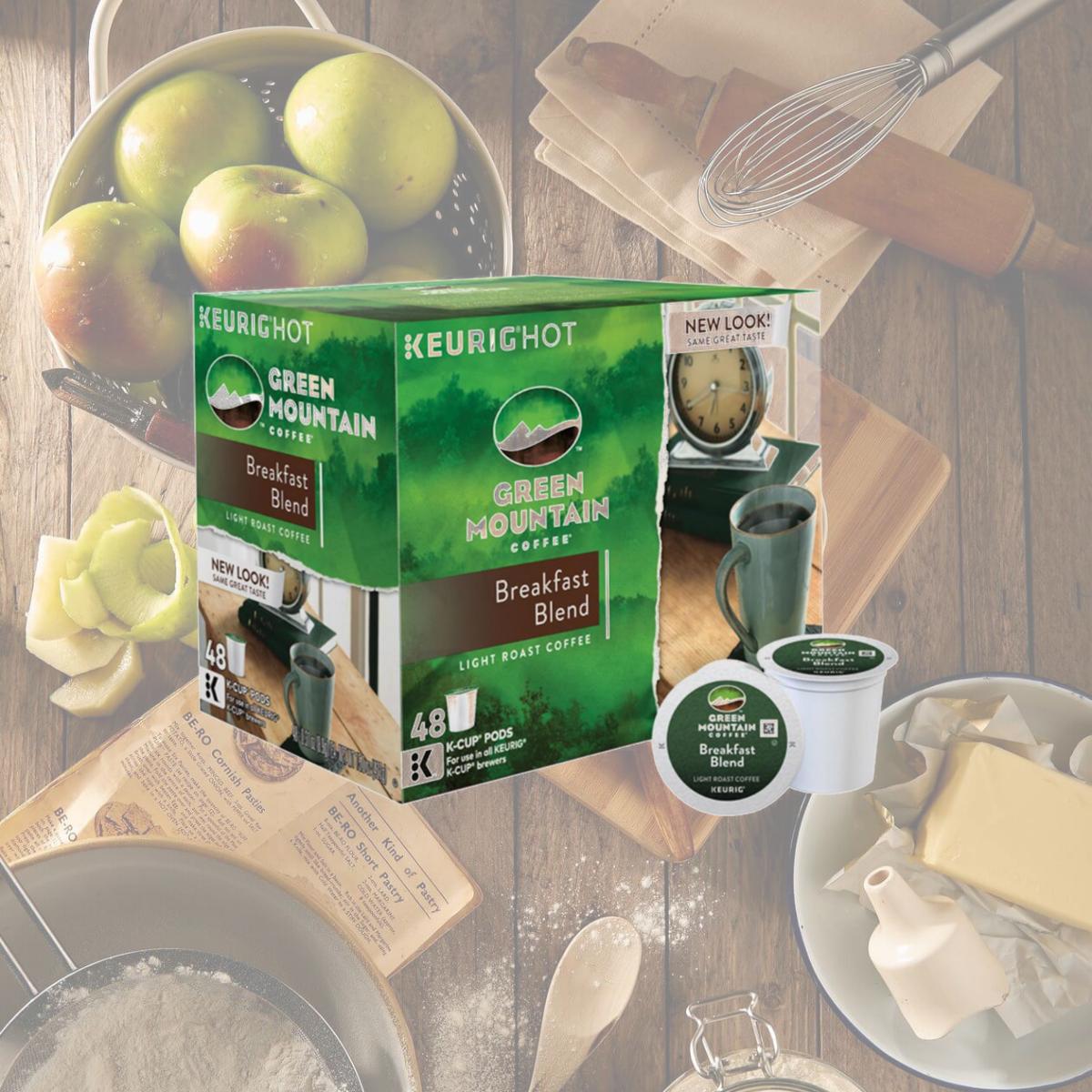 Picture of Keurig 6738819 Green Mountain Breakfast Blend Coffee K-Cups - 48 per pack