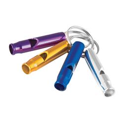 Performance Tool 5990692 Aluminum Assorted Color Whistle Key Chain - Pack Of 40