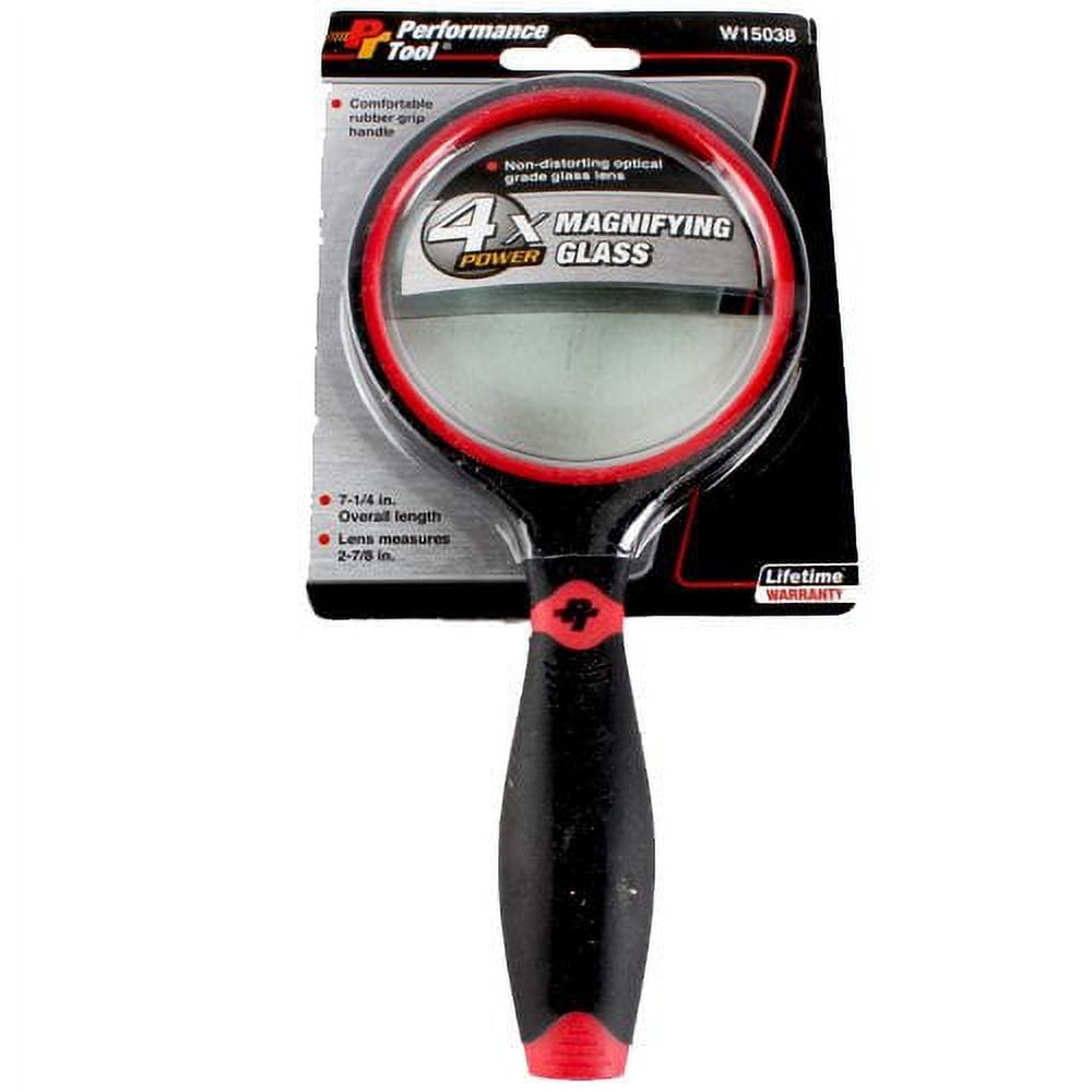 Performance Tool 2797199 2.87 In. Round 4 Times Magnifying Glass