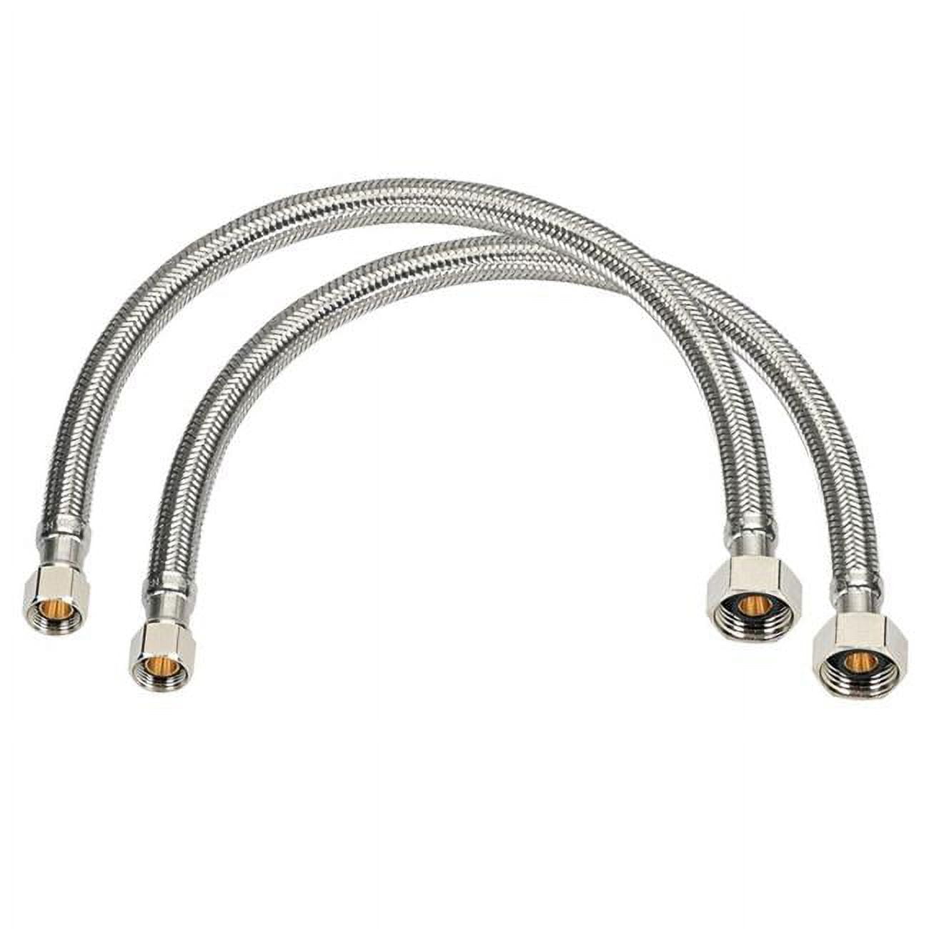 4817987 0.5 Fip X 0.5 In. Dia. Fip Braided Stainless Steel 16 In. Faucet Supply Line