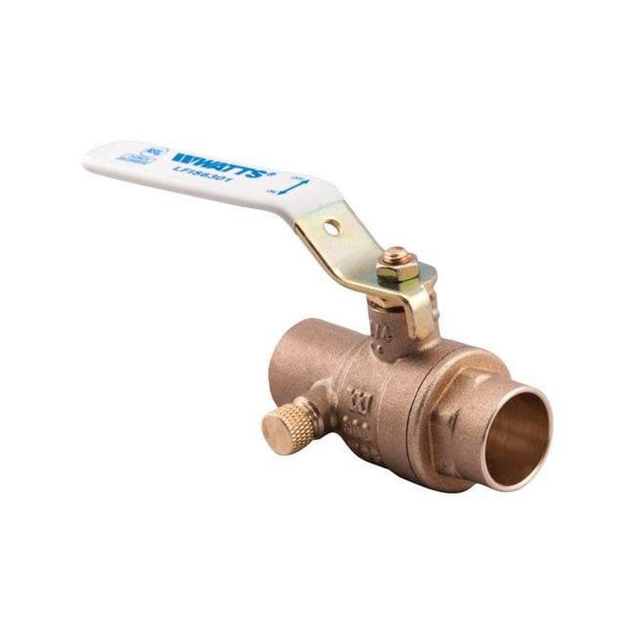 4867735 0.5 In. Dia. Brass Ball Valve With Drain