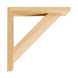 Waddell 5006105 Natural Wood Shelf Support Bracket, 9 In. - 5 Lbs