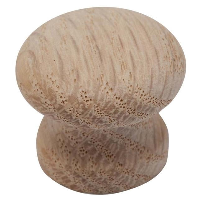 Waddell 5992979 1.5 In. Dia. X 0.5 In. Round Cabinet Knob - Natural, Pack Of 25