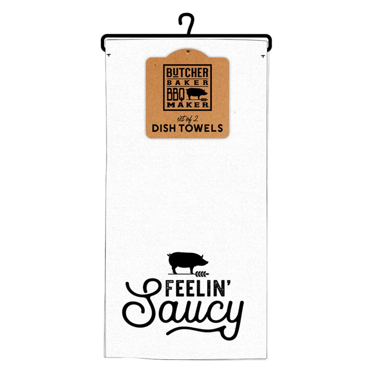 9731704 Bbq Tea Towels - Pack Of 6