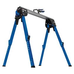 2835601 1100 Lbs Adjustable Track Horse, Blue - 7.63 X 9.38 X 33.5 In.