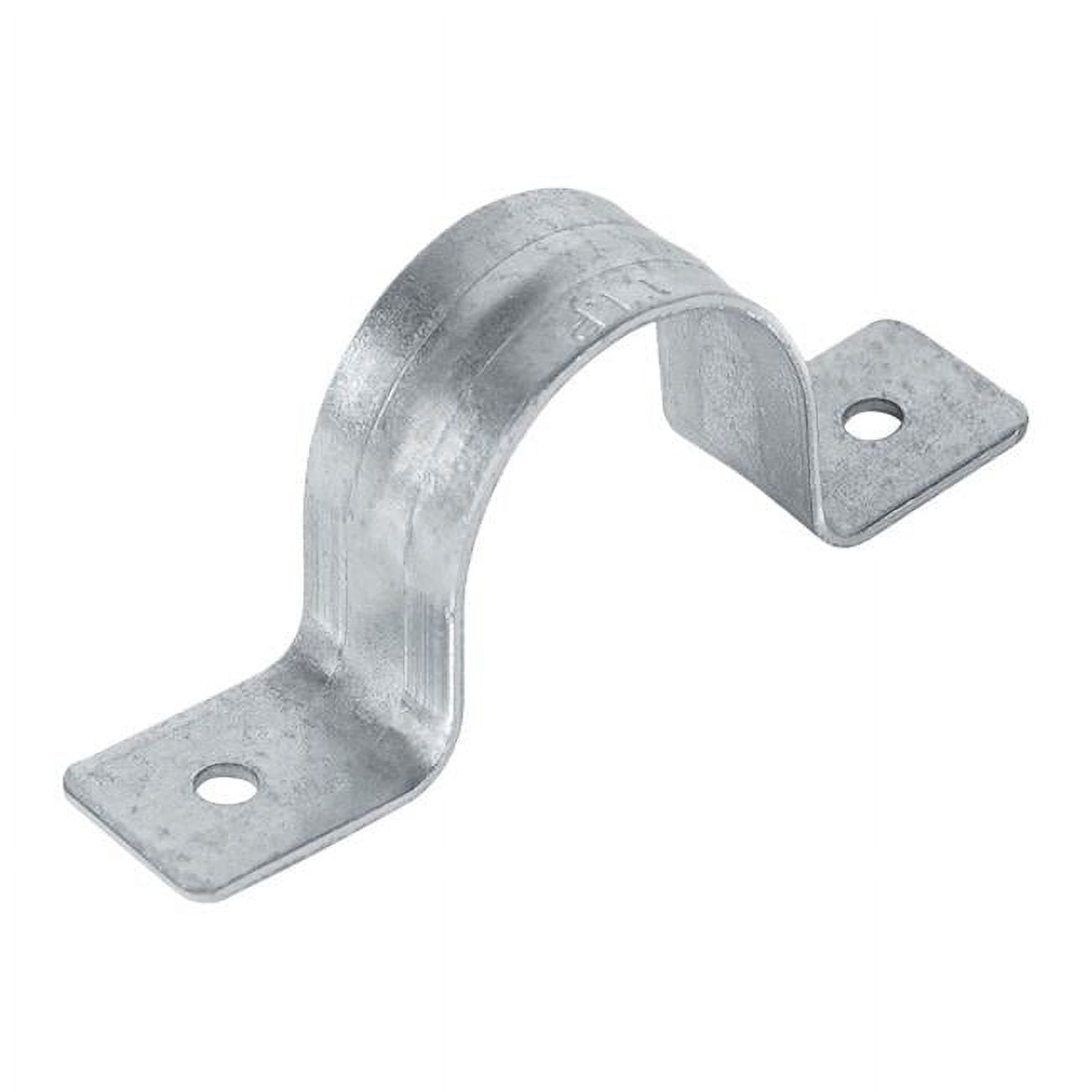 4902318 1 In. Carbon Steel Pipe Strap - Galvanized, Pack Of 5