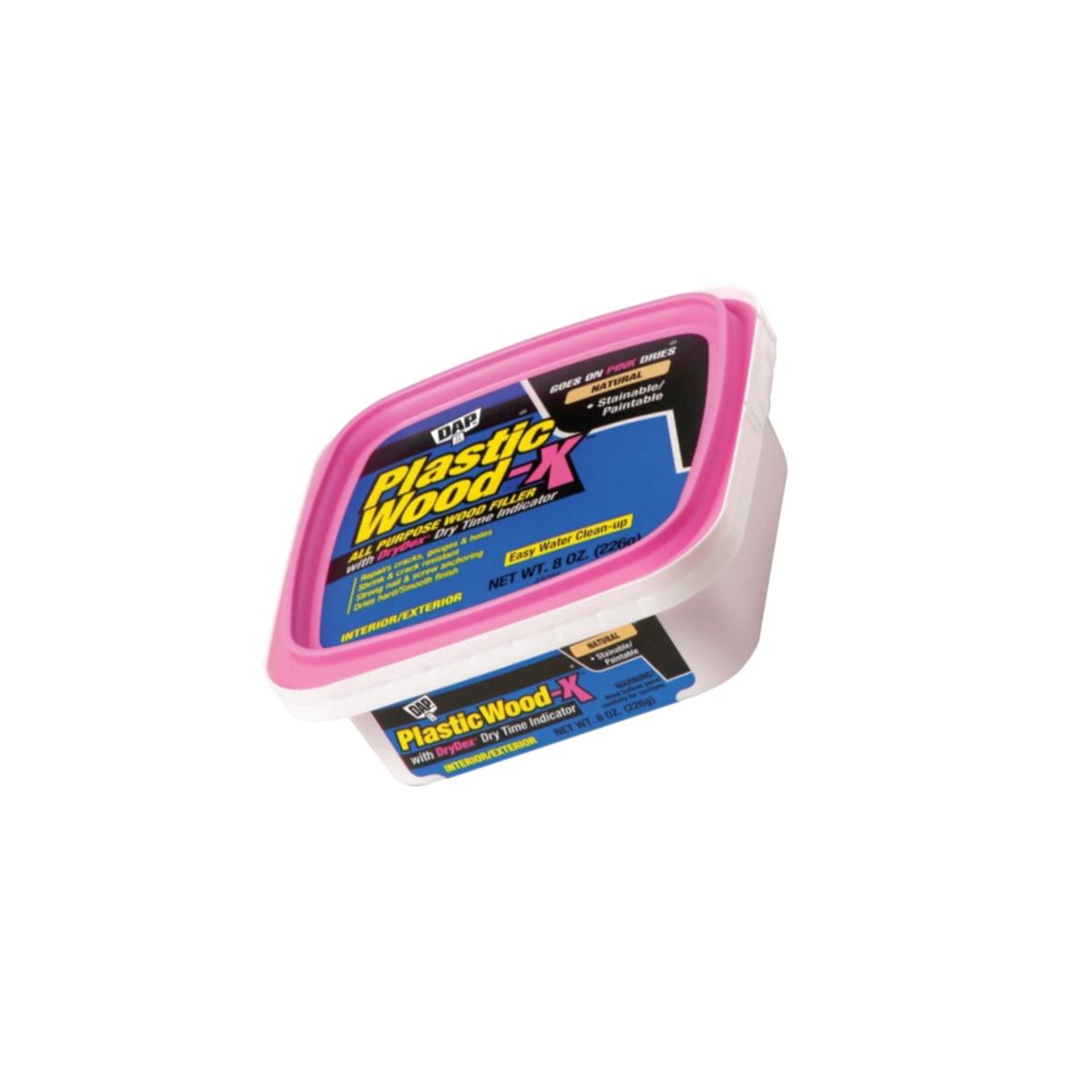 Picture of DAP 00541 8 oz Plastic Wood- X Wood Filler, Natural