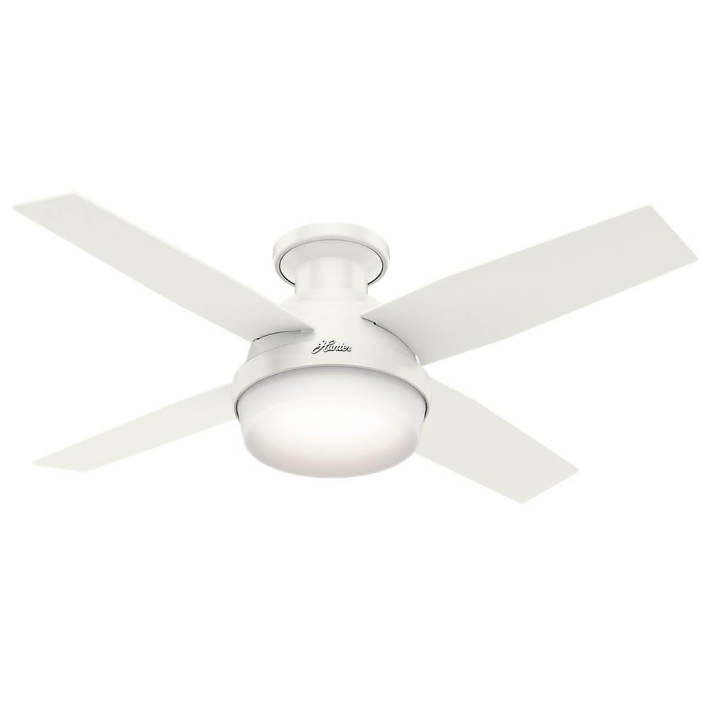 3835352 Dempsey 4 Blade Indoor White Ceiling Fan