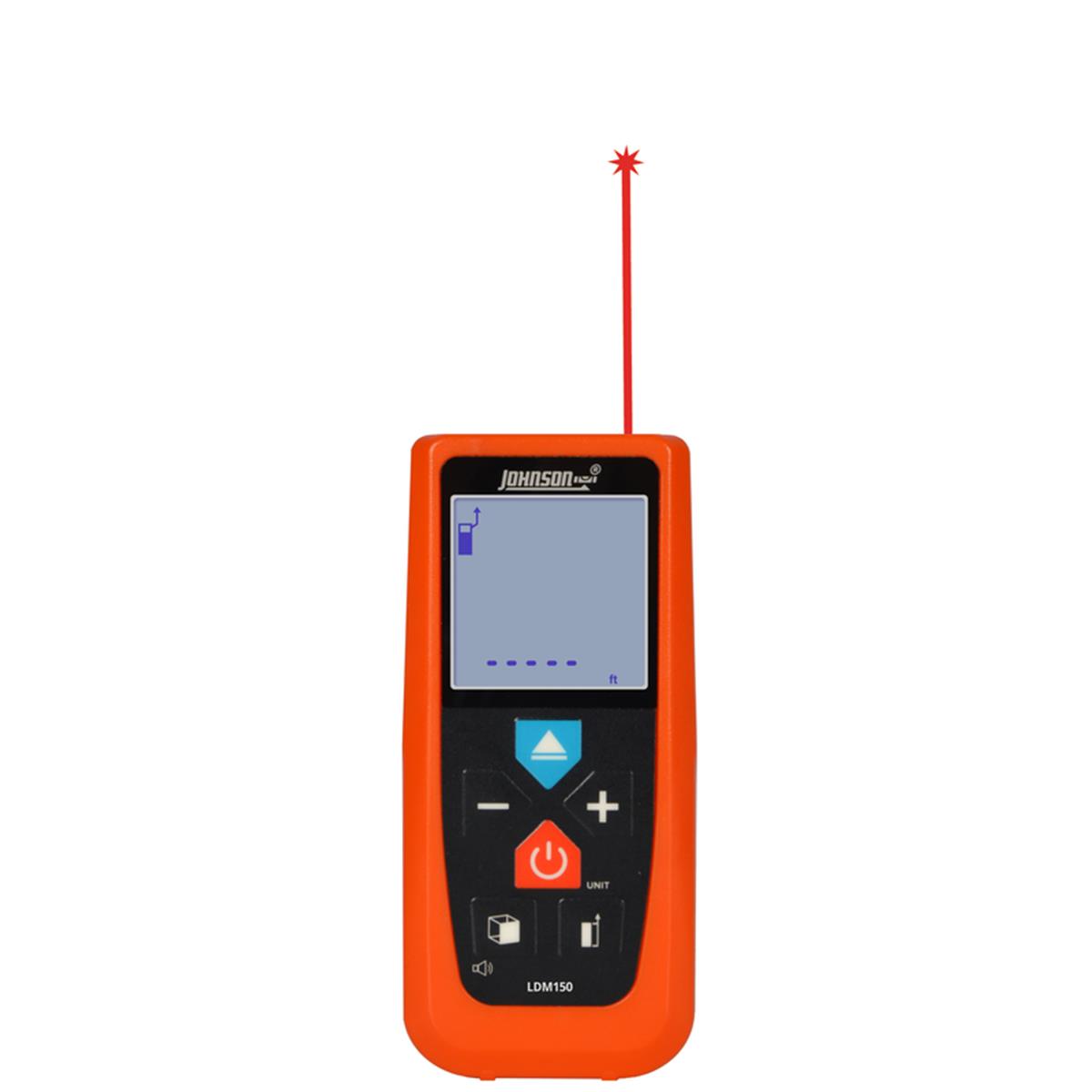2829604 150 Ft. Indoor & Outdoor Distance Measurer 1 Beam Laser - Orange, 2 X 5.75 In.