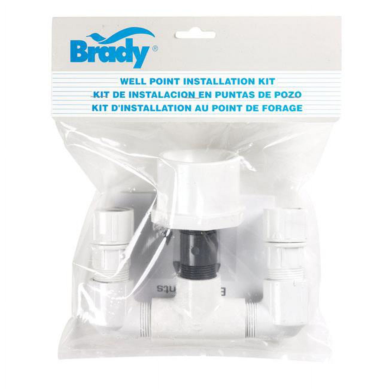 45224 Pvc Well Point Installation Kit, 1.25 X 2 X 8 In.