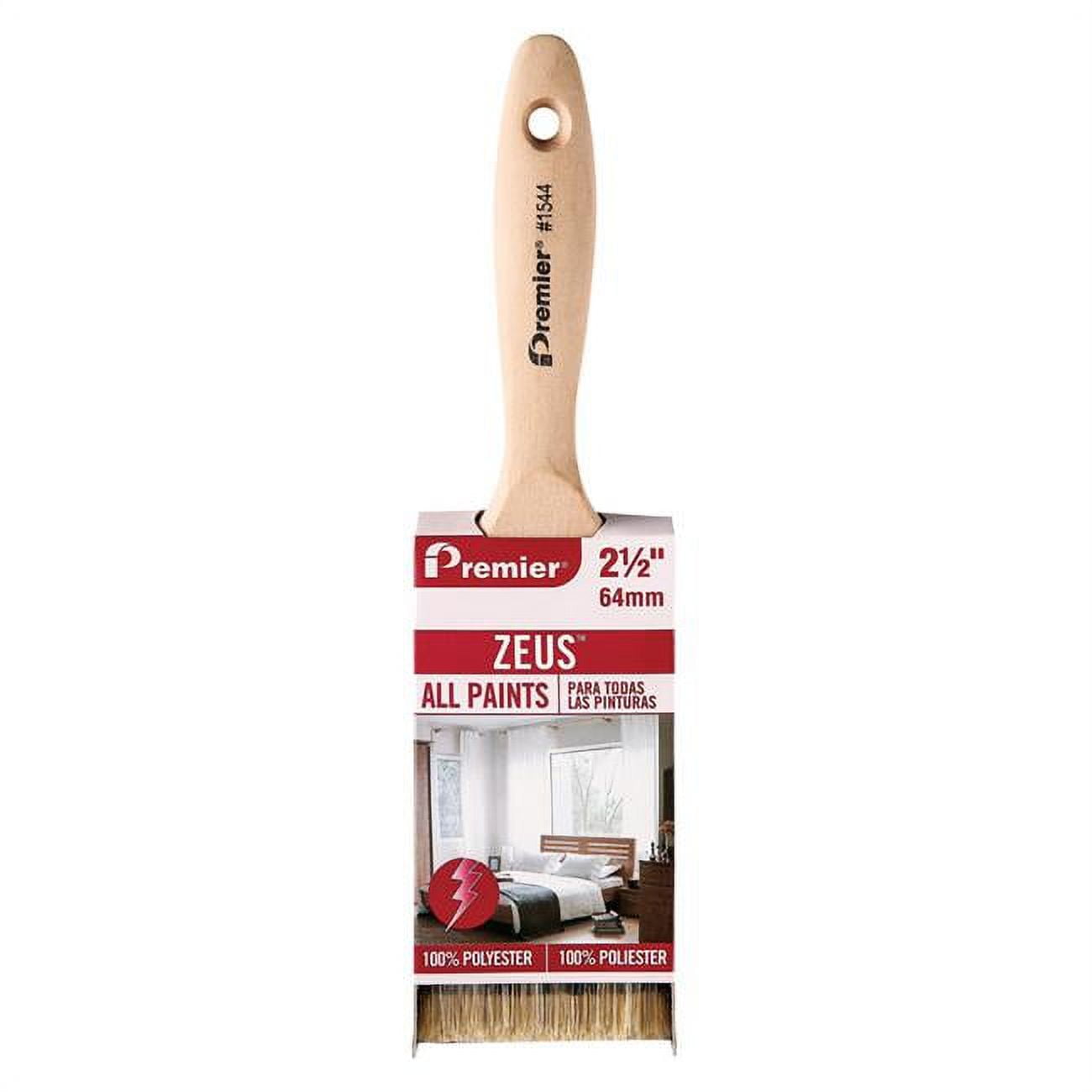 1898626 2.5 In. Flat Polyester Paint Brush, Pack Of 12