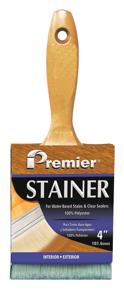 1803501 4 In. Flat Polyester Stain Brush