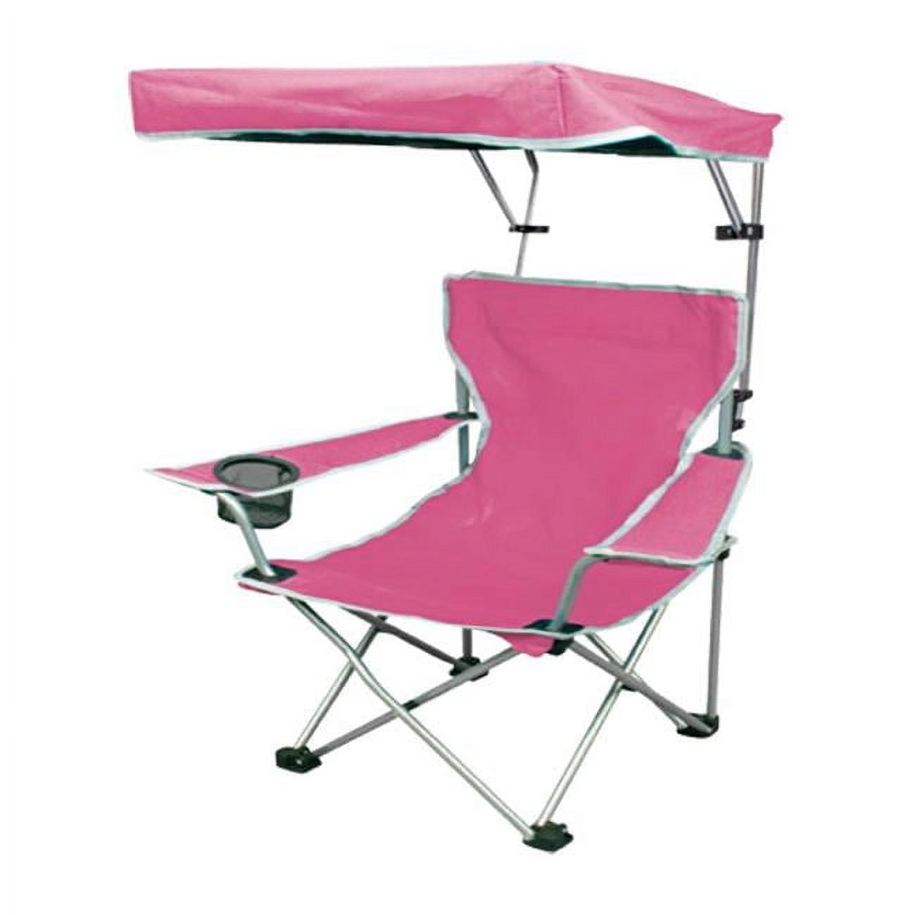 8015823 Adjustable Pink Canopy Folding Kids Chair