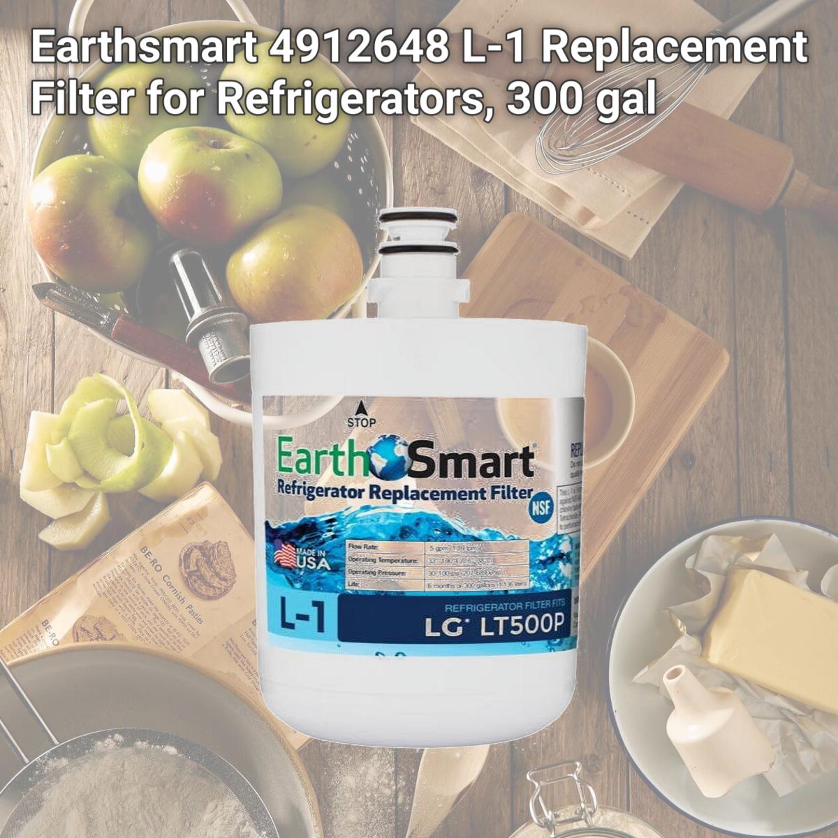 Picture of Earthsmart 4912648 L-1 Replacement Filter for Refrigerators, 300 gal