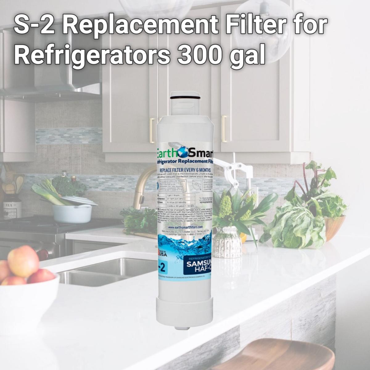 Picture of Earthsmart 4912457 S-2 Replacement Filter for Refrigerators, 300 gal