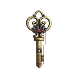5002240 Multicolored Skeleton House Key Blank, Double Sided For Kwikset Kw1 & 11 - Pack Of 5