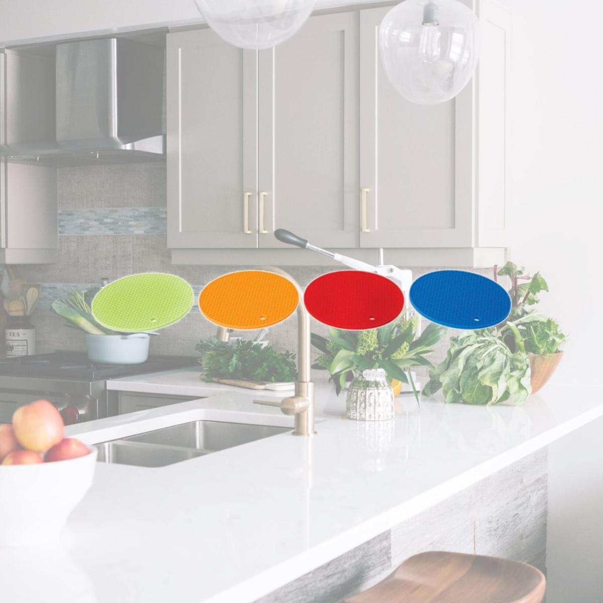 Picture of Diamond Visions 01-1404 7 in. Assorted Silicone Mat - pack of 36