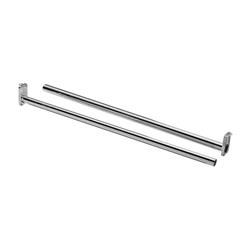 5006849 48 In. Adjustable Polished Chrome Steel Closet Rod - Pack Of 5