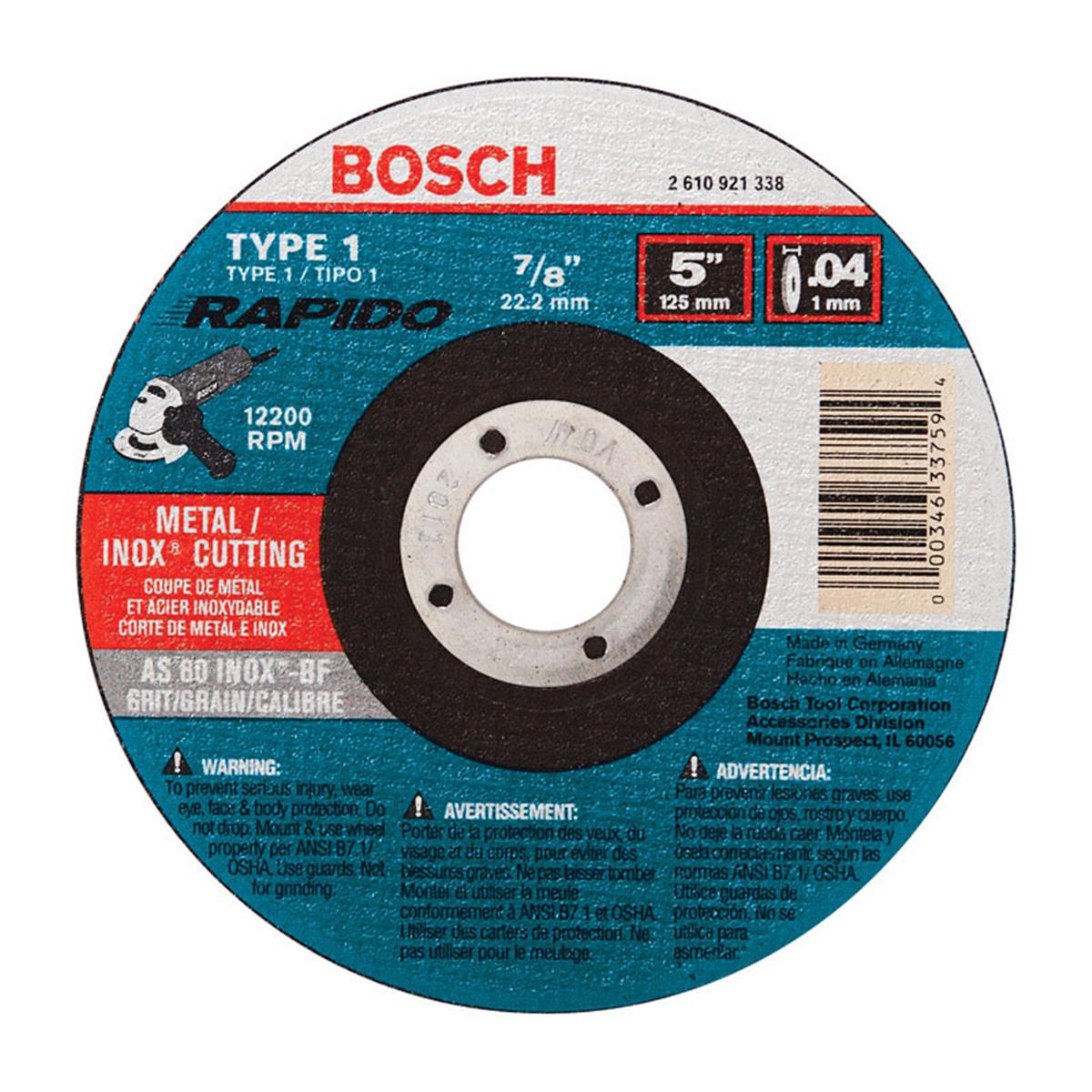 2685121 5 In. Aluminum Oxide Abrasive Cut-off Wheel, 0.040 X 0.87 In. - Pack Of 25