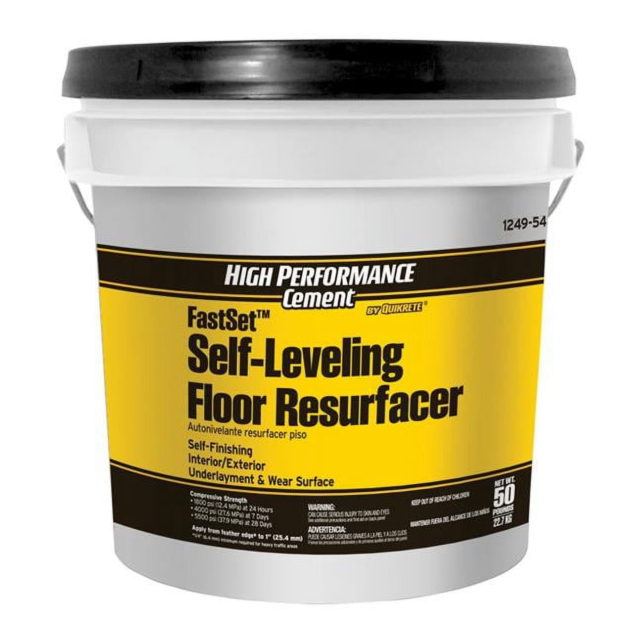 5006293 Fastset Gray Self-leveling Floor Resurfacer, 50 Lbs