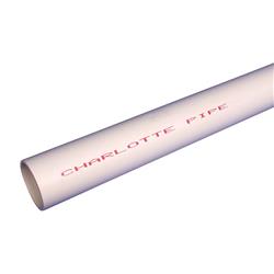 Charlotte Pipe 4880159 1 In. Dia. X 5 Ft. Plain End Schedule 40 Pipe, 450 Psi