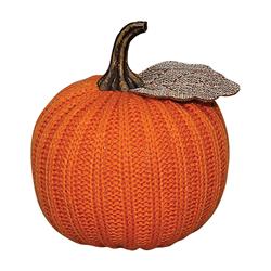 9718339 5.25 X 5.25 X 5.25 In. Knitted Pumpkin Fall Decoration - Orange, Pack Of 6