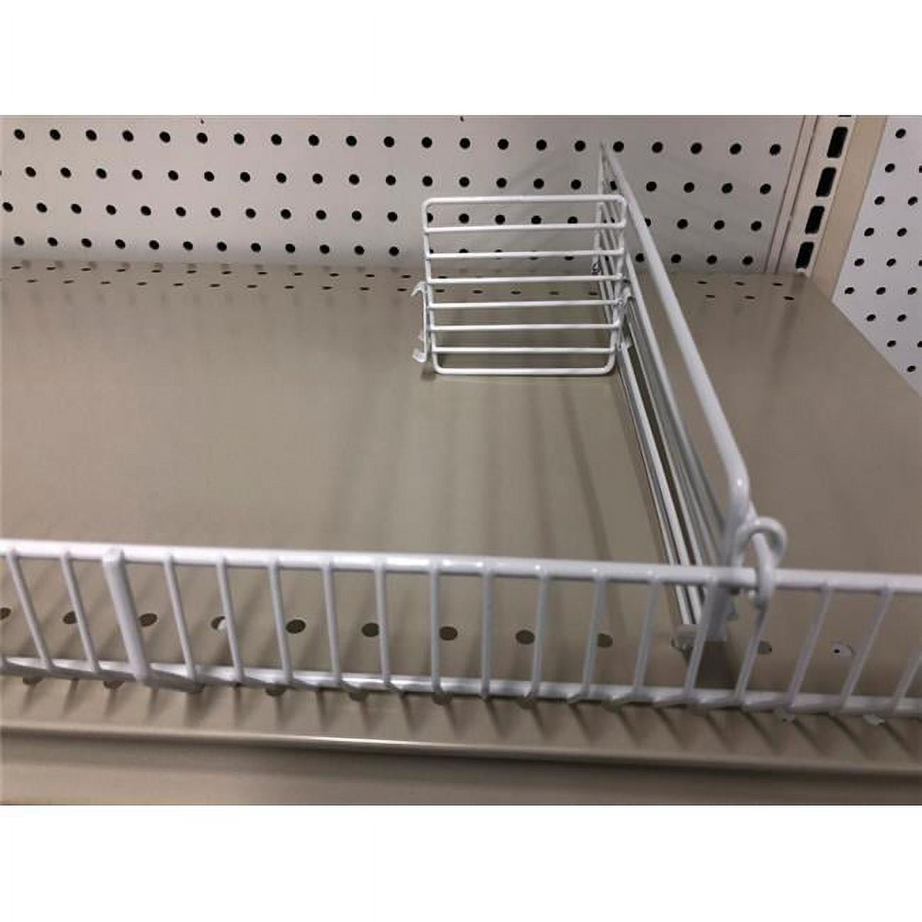 9007311 Wire Binning Shelving Unit, White