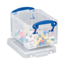6662605 2.56 X 3.37 X 4.75 In. Stackable Storage Box - Clear, Pack Of 10