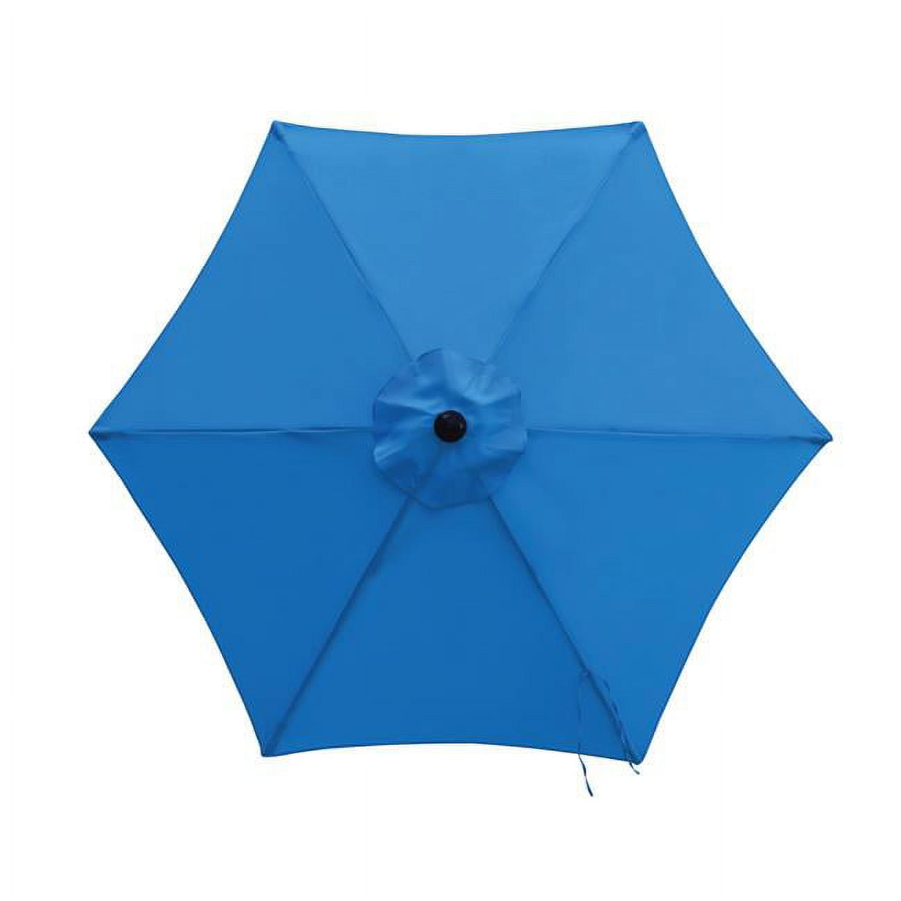 8014977 7.5 Ft. Tiltable Blue Patio Umbrella