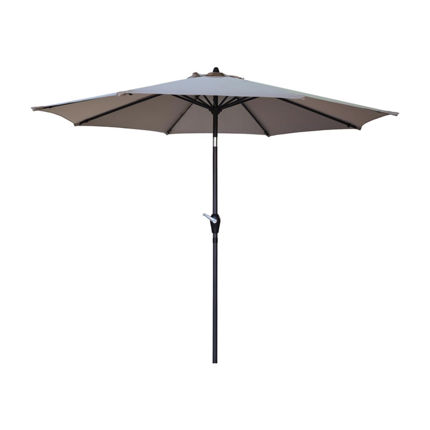 8014982 9 Ft. Tiltable Tan Market Umbrella